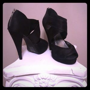 Black high heels